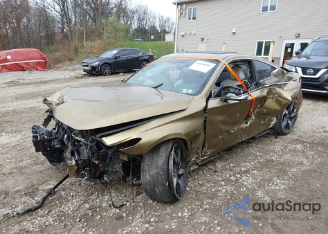 2018 Infiniti Q60 3.0T Red Sport 400 from USA, damaged, VIN JN1FV7ELXJM630922